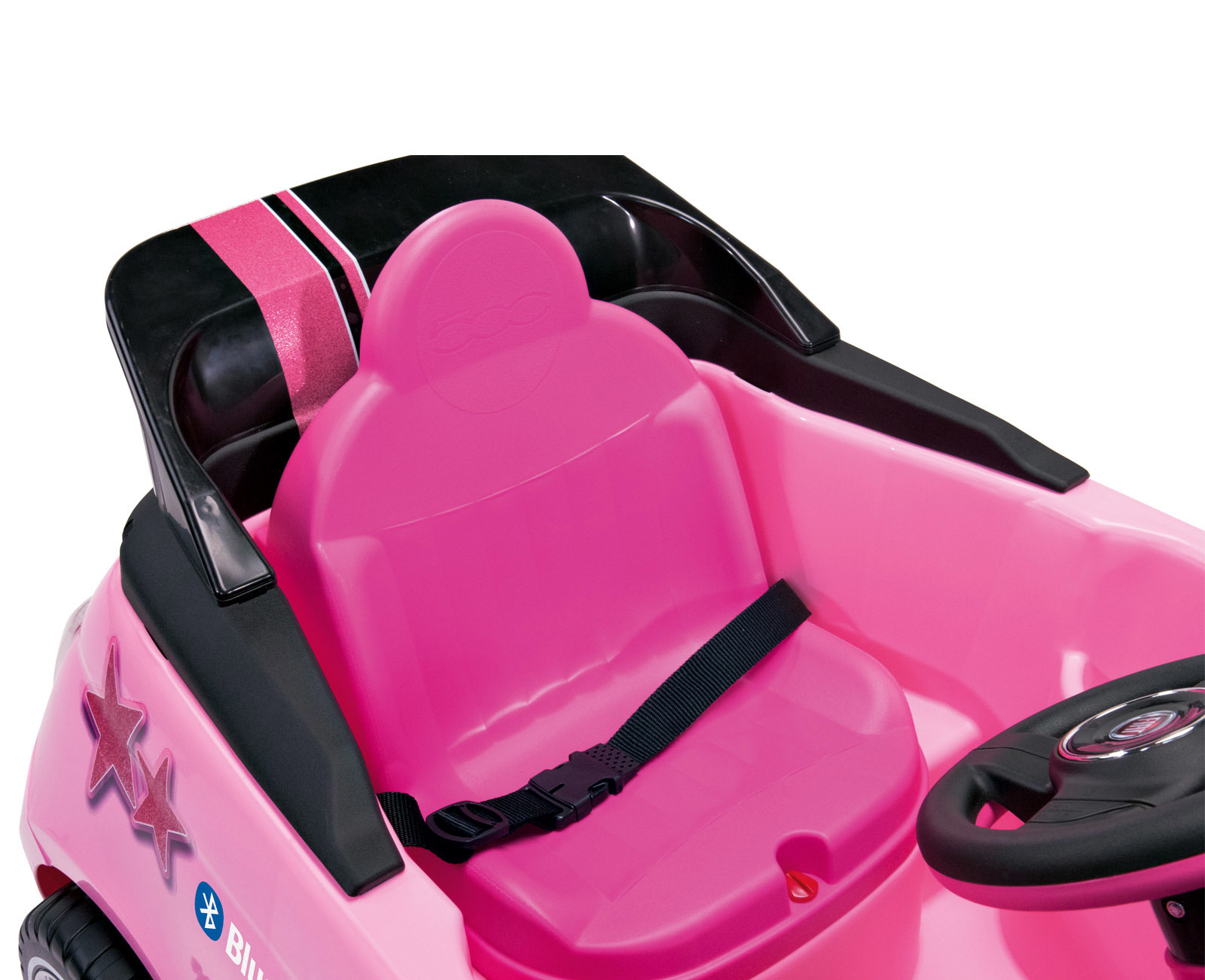 Детский электромобиль Fiat 500 Star Pink R/C, цвет – розовый  